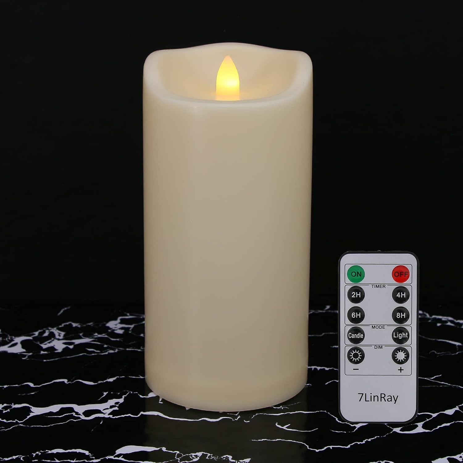 7LinRay 8"X 4" IP44 Waterproof Large Outdoor Flameless