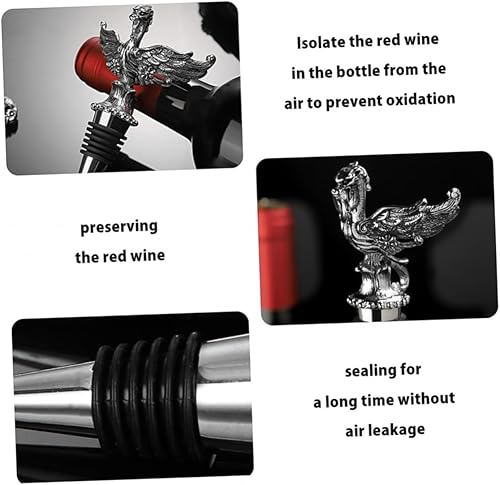 Miniatura 6 de Hemoton Tapón de vino Dragón Tapas de botella de vino Tapón de botella de vino Original Animal Sellado Tapones de botella Tapones de botella Tapón