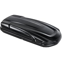 Rooftop Cargo Carrier Cargo Box, Heavy Duty Capacity 110LBS, Hard Shell Rooftop Carrier Dual Side Opening 16 Cubic Feet Storage Boxes for Vehicle SUV Matte Black