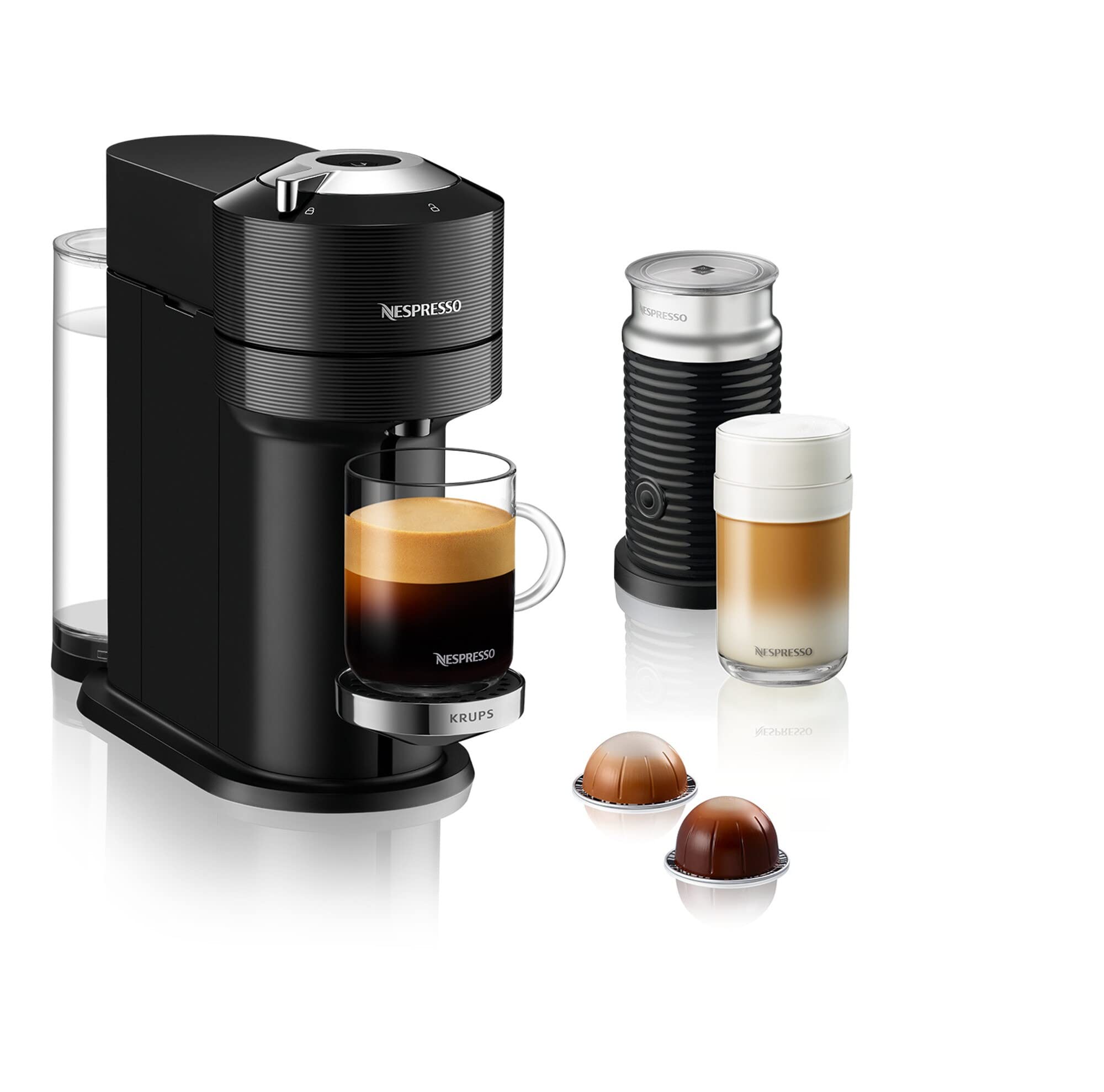Nespresso Vertuo Next Premium Negro 1,1L Acabados Chrom? YY4297FD