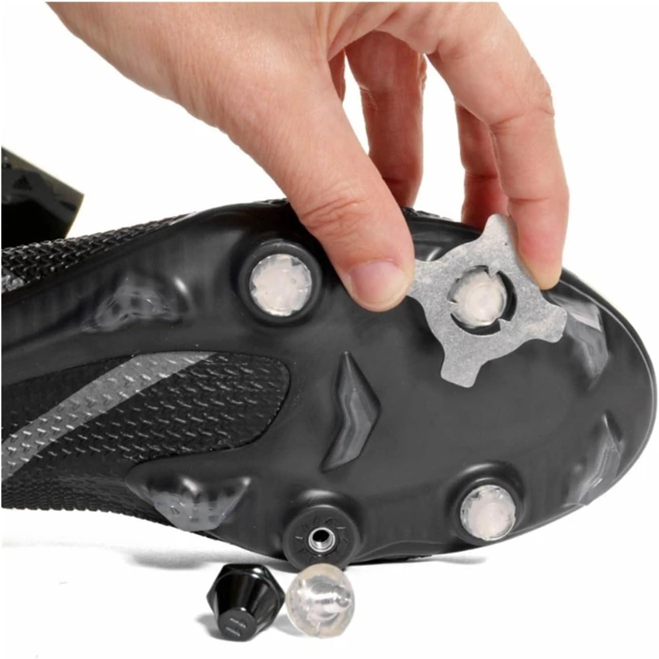 Soccer Cleat Screws 3 Sets of Football Spikes, Football Nails, Screws, Football Replacement Spikes for Firm Surfaces Outdoor Athletic Training