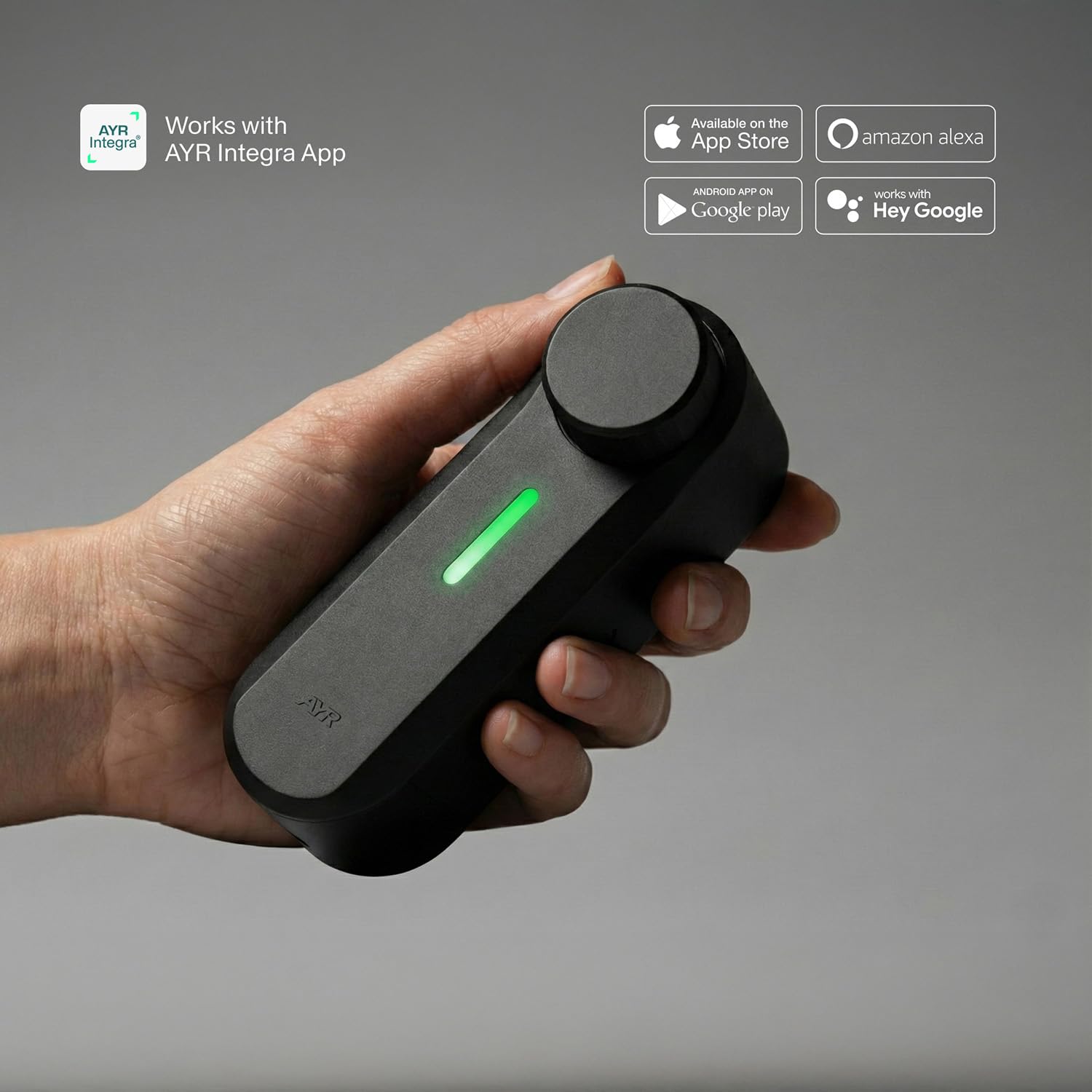 AYR Pass - Cerradura Inteligente con Alarma Integrada, Bluetooth 5.0, Control por App Integra y Gestión de Invitados, Batería Recargable, Compatible con Cilindro Europeo. [Negro mate]