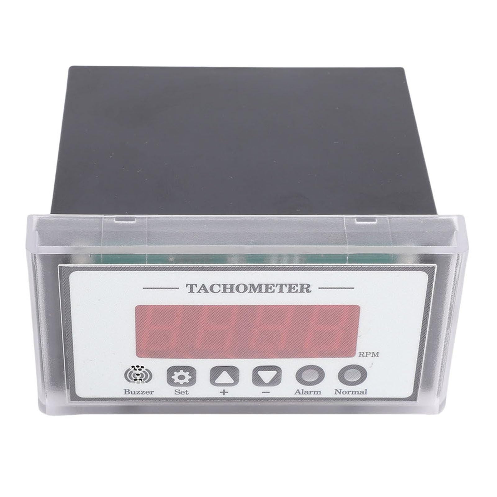 Jectse Tachymètre Numérique LED Efficace, Plage 0-9999, Compteur de Vitesse pour les Professionnels des Convoyeurs de Tour