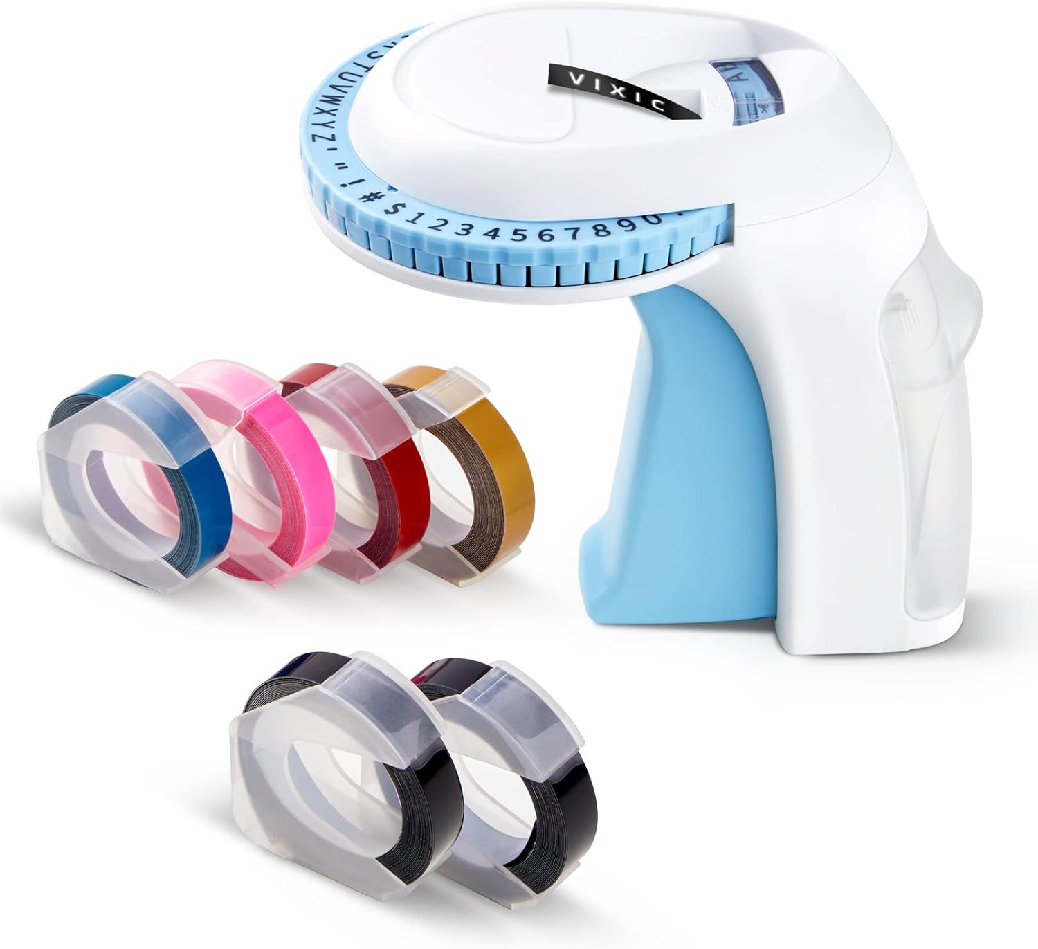 Vixic Omega S Home Embossing Label Maker，New and improved version Label