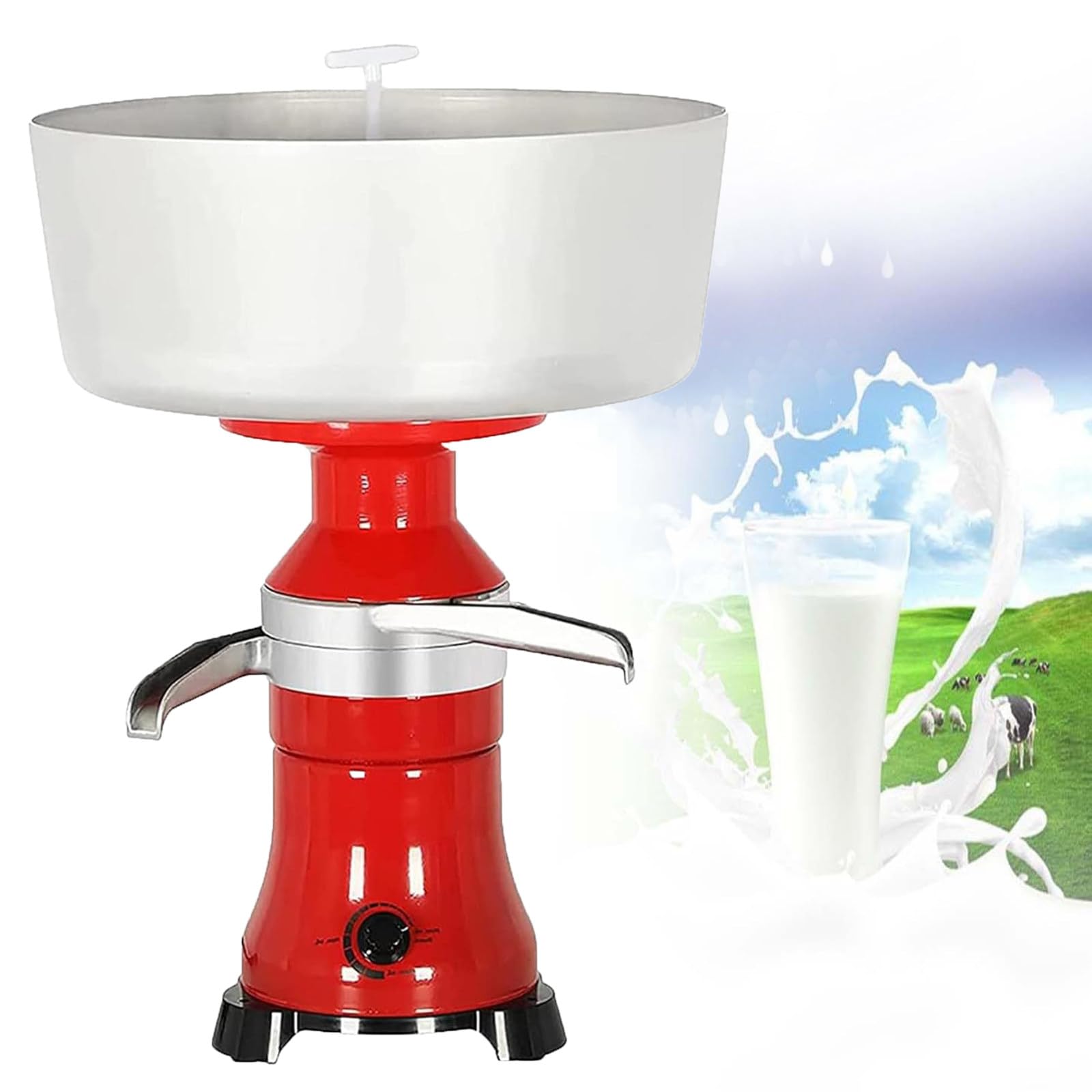 Wirówka do Mleka 80 L/h, Separator Śmietany z Misą 12 L
