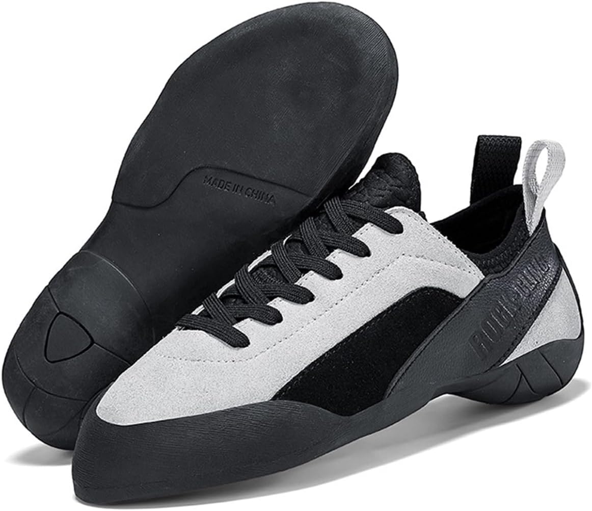 Rock Climbing Shoe Men's Teenagers Entry-Level Climbing Shoes Lightweight Non-Slip Bouldering Shoes Indoor Beginners