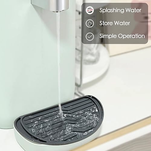 Miniatura 4 de Bandeja de goteo con dispensador de agua, bandeja de goteo para máquina de café, almohadilla de desbordamiento para refrigerador, 2 unidades