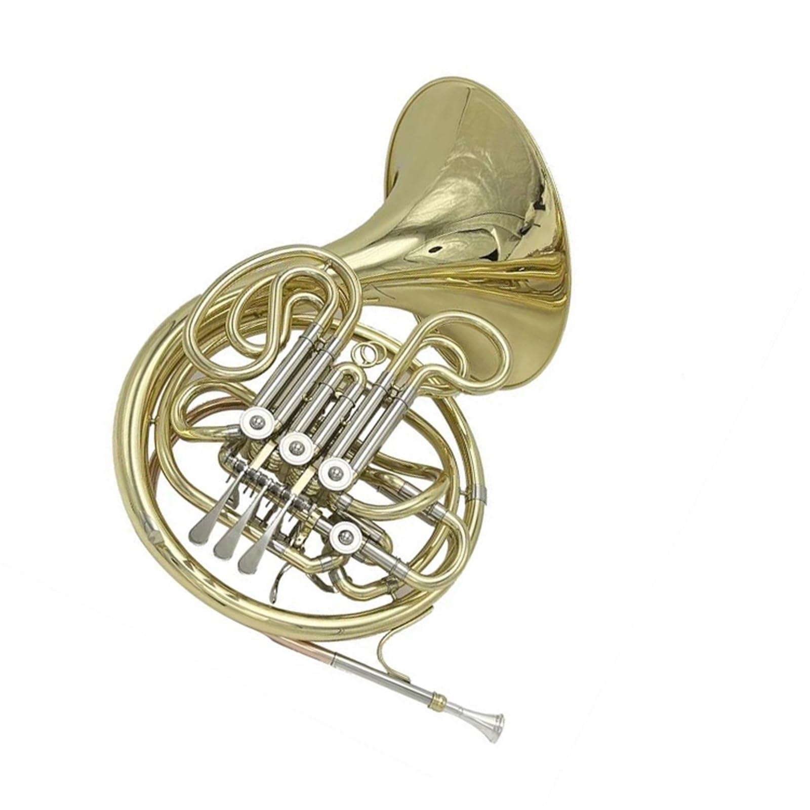 Cors D'harmonie Ce Cor Français Standard À 4 Touches Et Double Rangée Convient Aux Examens Pour Débutants Et Aux Performances Professionnelles.