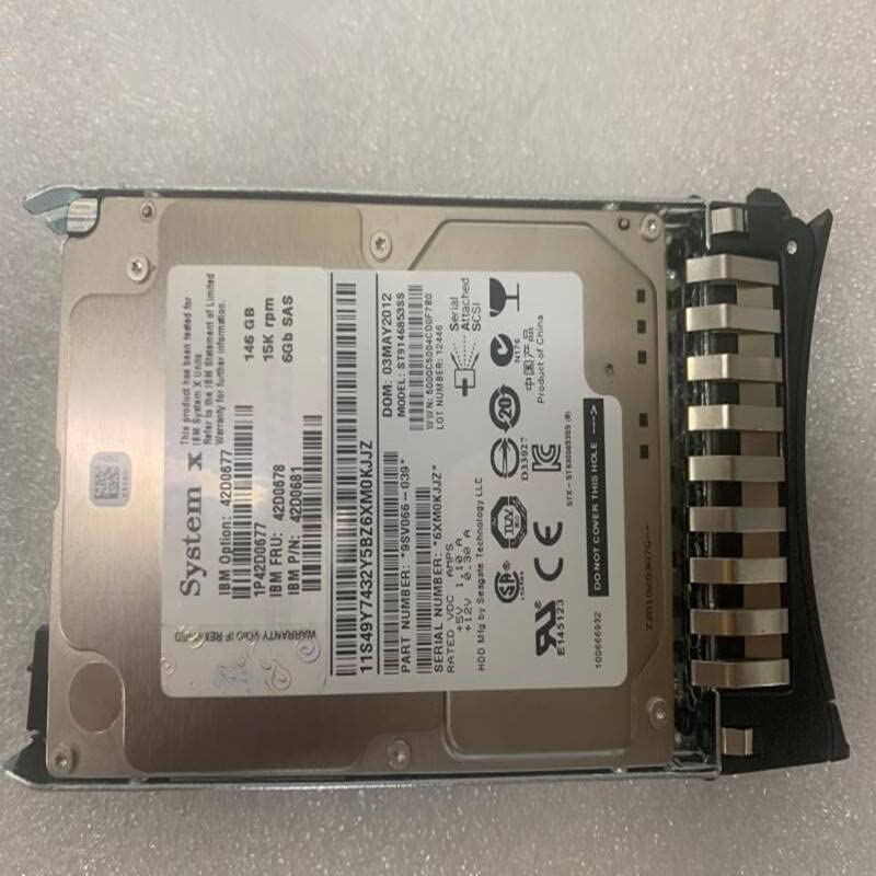 HDD dla 146 GB 2,5 cala SAS 6 Gb/s 64 MB 15000 obr./min dla wewnętrznego dysku twardego do serwera HDD dla 42D0678 42D0681 42D0677