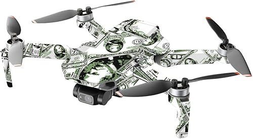 Miniatura 8 de MightySkins - Compatible con DJI Mini 2 Dron portátil - Midnight Mischief  Funda protectora de vinilo duradera y única  Fácil de aplicar y cambiar