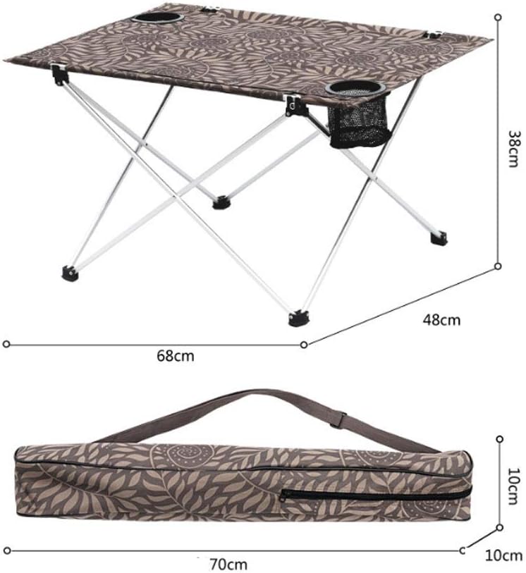 Portable Outdoor Picnic Table Oxford Cloth Outdoor Folding Table Activity Desktop Table Tea Coffee Table