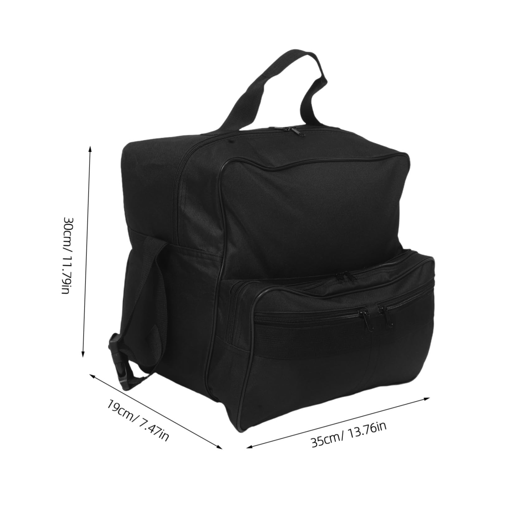 OUNONA Bolsa para Mochila Adaptativa Ligera con Múltiples Compartimentos Fácil Instalación para Andadores y Cochecitos Almacenamiento de Viaje Grande