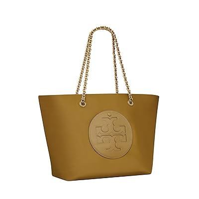 Tory Burch Ella Chain Tote Tote Handbags Camel, Polyester