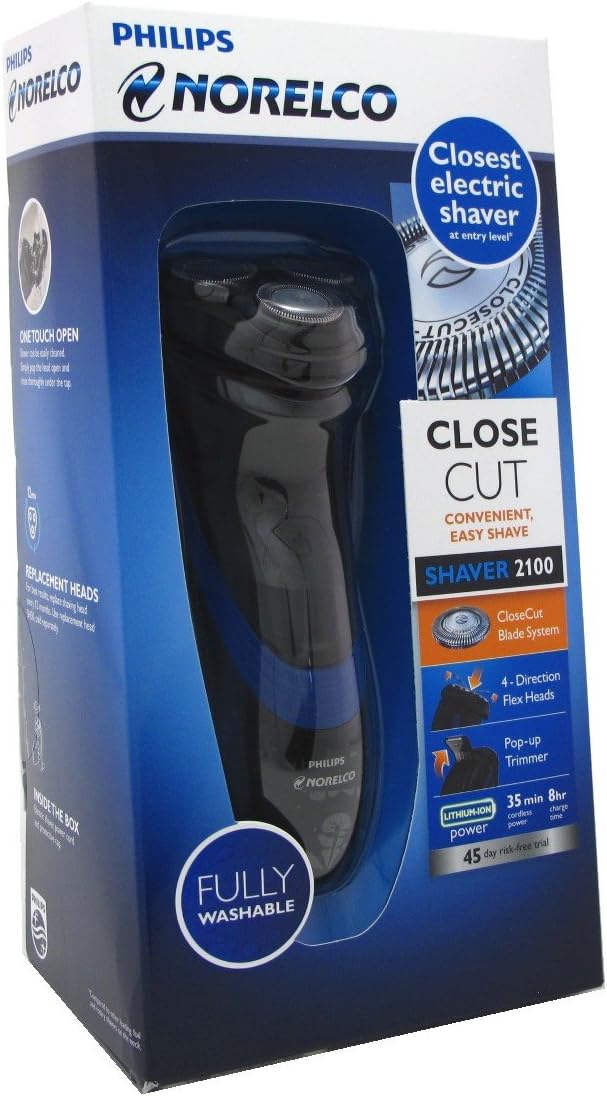 Philips Norelco 6945XL Cordless Razor, Black/Grey