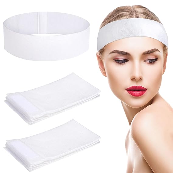 Pimoys Disposable Spa Headband for Women, 30 Count