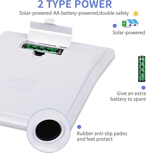 Miniatura 5 de ONXE - Calculadora de escritorio estándar con función científica, potencia dual, botones grandes, pantalla LCD grande para 12 dígitos, calculadora