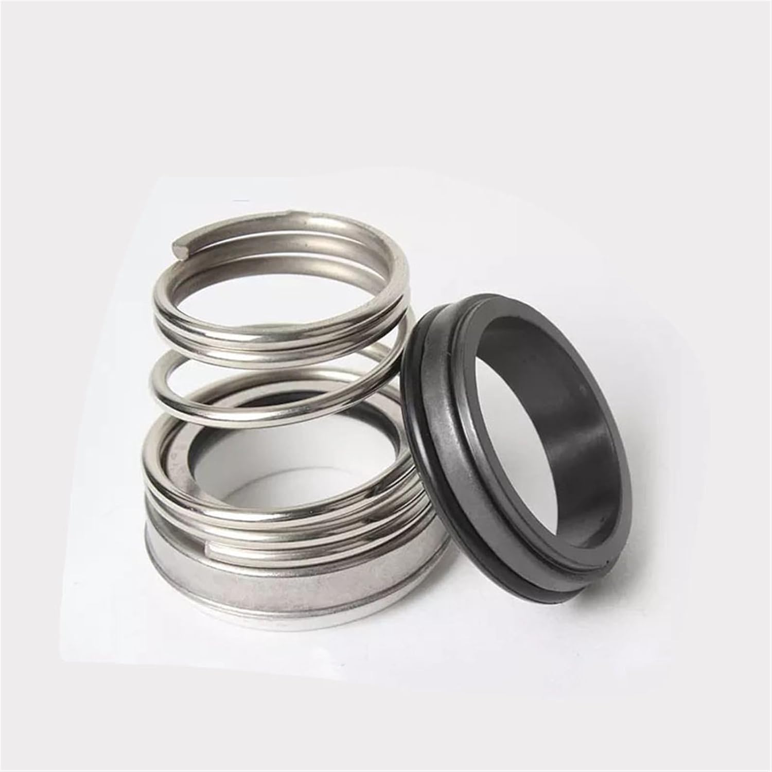 1pcs 155 Series Fit 10-24mm 25-40mm CE-CA-NBR Mechanical Shaft Seal with Single Coil Spring for Circulation Water Pump(20mm)