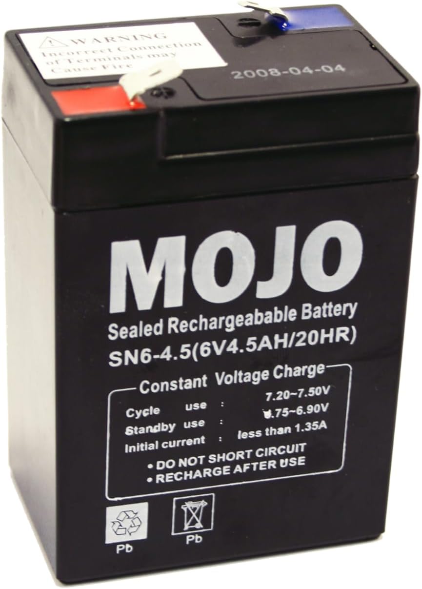 Mojo Outdoors 6-Volt Rechargeable Battery and Battery Accessories