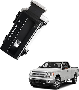 Console Gear Selector Cover Compatible with 2011-2014 Ford F-150 SVT, Automatic Transmission Gear Speed Shift Indicator Panel, Replace# BL3Z-7D443-CA BL3P-7E034-CA3JA6
