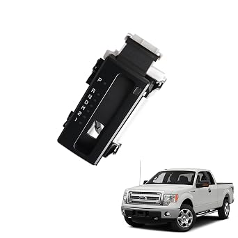 Console Gear Selector Cover Compatible with 2011-2014 Ford F-150 SVT Raptor, Automatic Transmission Gear Speed Shift Indicator Panel, Replace# BL3Z-7D443-CA BL3P-7E034-CA3JA6