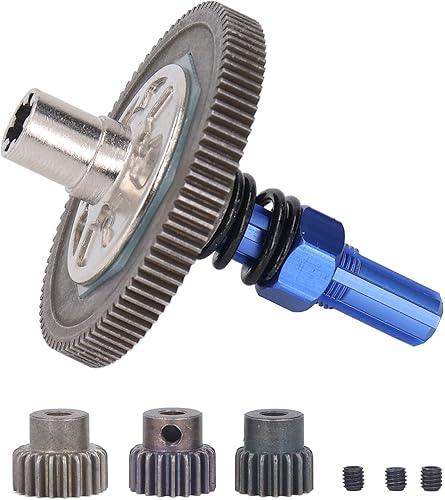 Juego de engranajes de coche a control remoto, 91T Big Gear con 17T, 19T, 21T Pinion, compatible con Arrma Senton 110, para granito, para Big Rock,