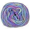 Craft County Size 4 (Medium) 100% Acrylic Fiber Yarn – Variety of Color and Pattern Options – for Crochet, Knitting, and Weaving (Monet Print) #1