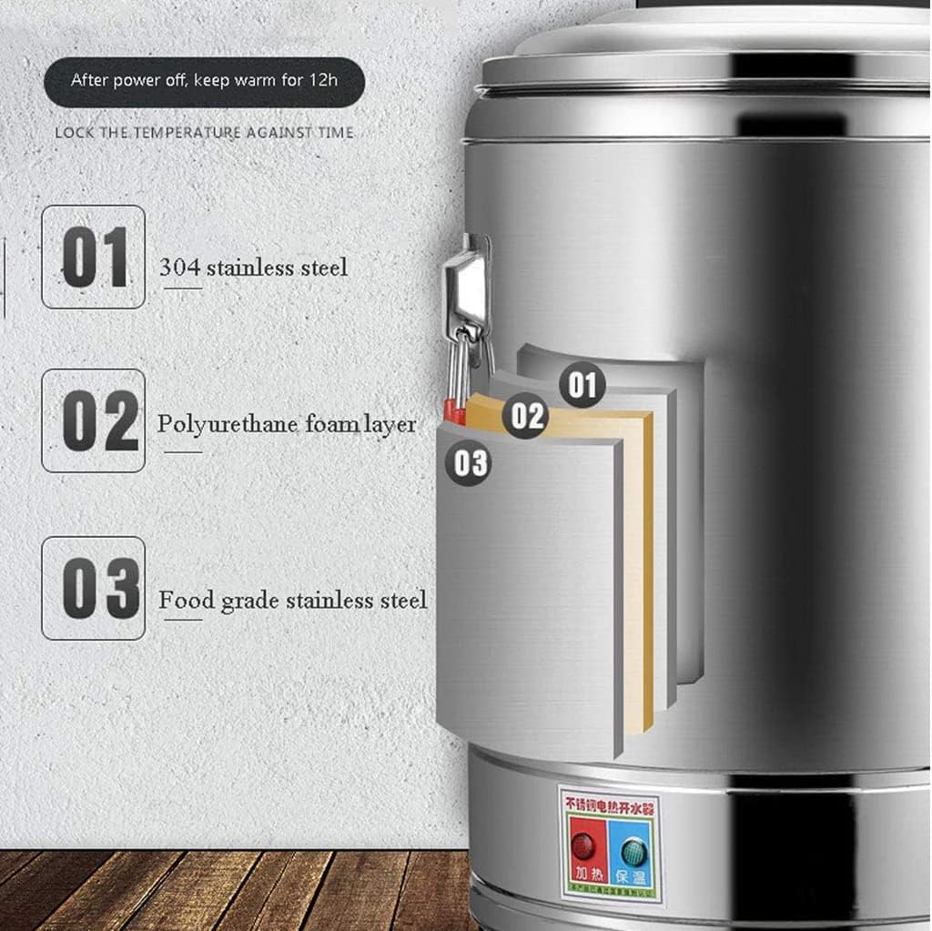 Hot Water Dispenser, Water Boiler Kettle Electric, Large Hot Water Tea with Spigot, Coffee for Buffet and Party/-/40L