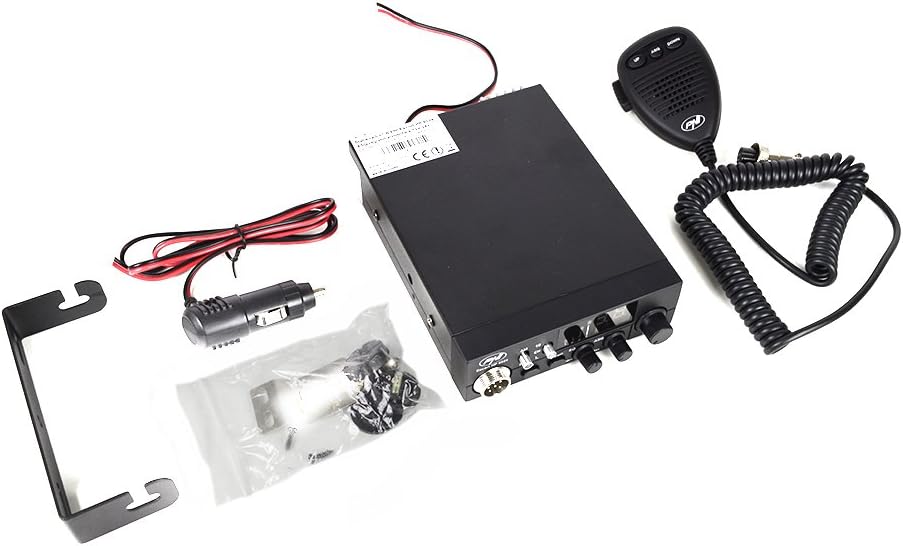 PNI Bundle CB Escort HP 8024 ASQ Radio + CB ML70 Antenna with Magnet 12-24V 40 Channels 4W