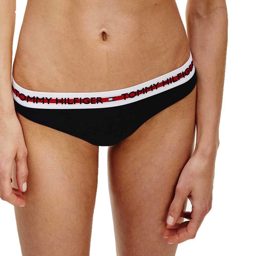 Tommy Hilfiger Women Thong Tanga, Blue (Desert Sky), L