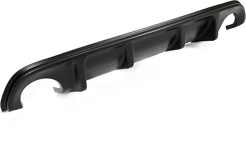 Miniatura 4 de KUAFU Difusor trasero compatible con Infiniti Q50 2014-2017, difusor de parachoques trasero, cubierta de labio, kit divisor de alerón de plástico