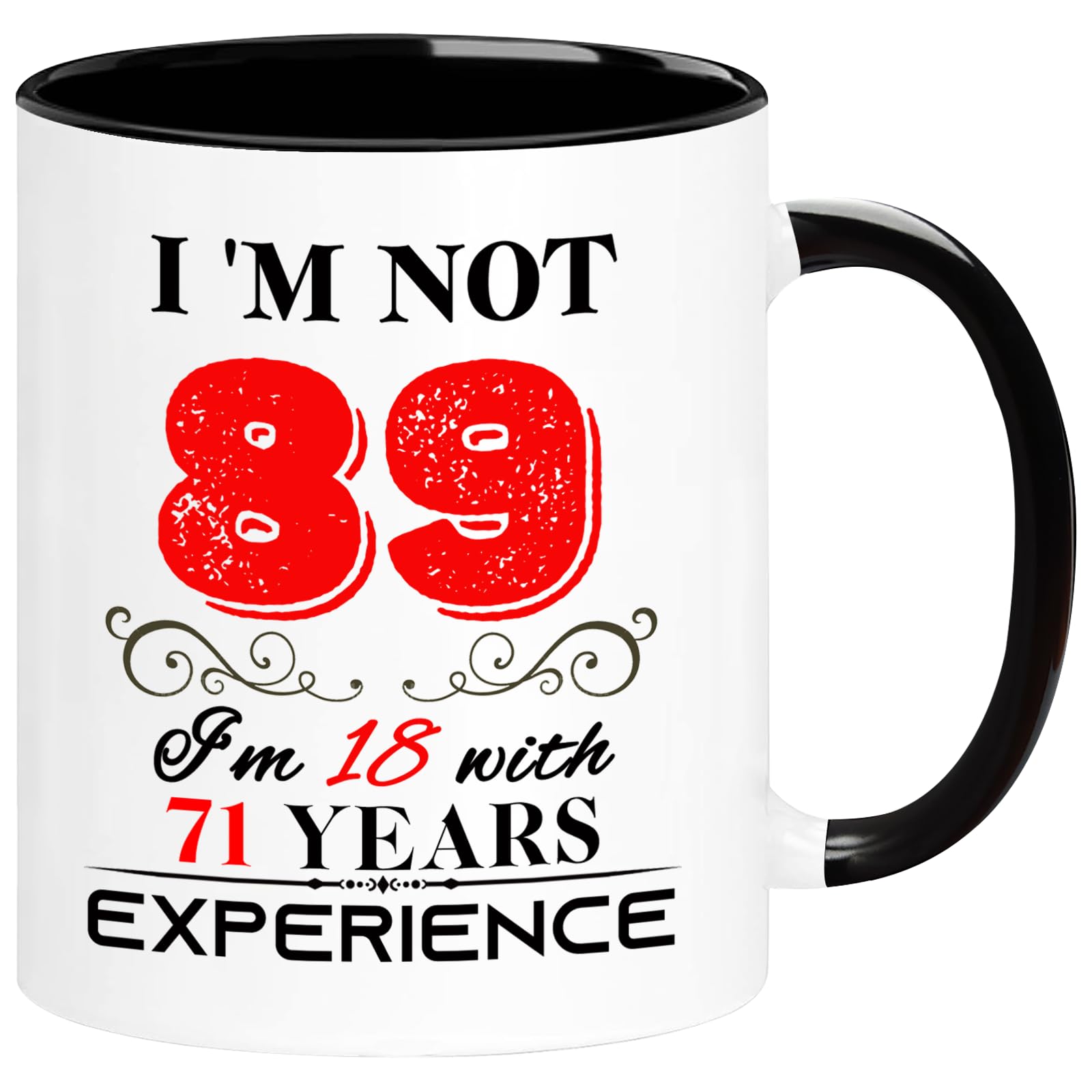 ERYUWOZA 1936 89th Birthday Mug for Women Men, Turning 89 Year Old Birthday Gifts for Mom, Dad, Grandma, Grandpa, Wife, Husband, Daughter, Sister, Best Friends, Coworkers, Her, Him, 11oz Coffee Cup
