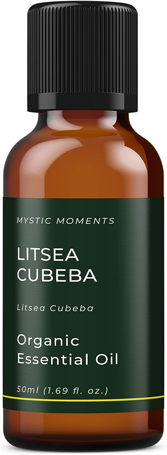 Mystic Moments | Litsea Cubeba (May Chang) Organic Essential Oil - 50ml - 100% Pure