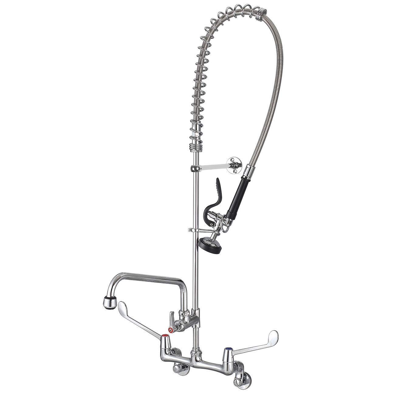 Buy MSTJRY Commercial Sink Faucet with Sprayer, Commercial Wall Faucet