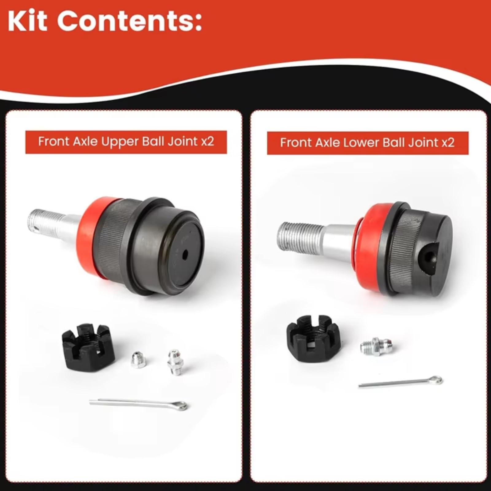 Compatible Avec Jeep Pour Wrangler 2007 – 2018 Kit De Suspension Rotule 10626 Pièces Rechange Automobiles Rotule triangle