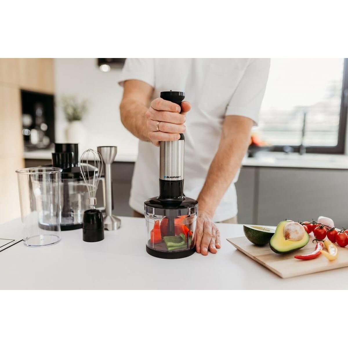Blender do kubków Blaupunkt HBD812 czarny srebrny 1700 W - Marka: Blaupunkt - EAN: 5901750507908