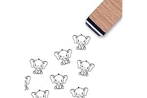 Elephant Rubber Stamp: Delightful Mini Stamp for Creative Expressions