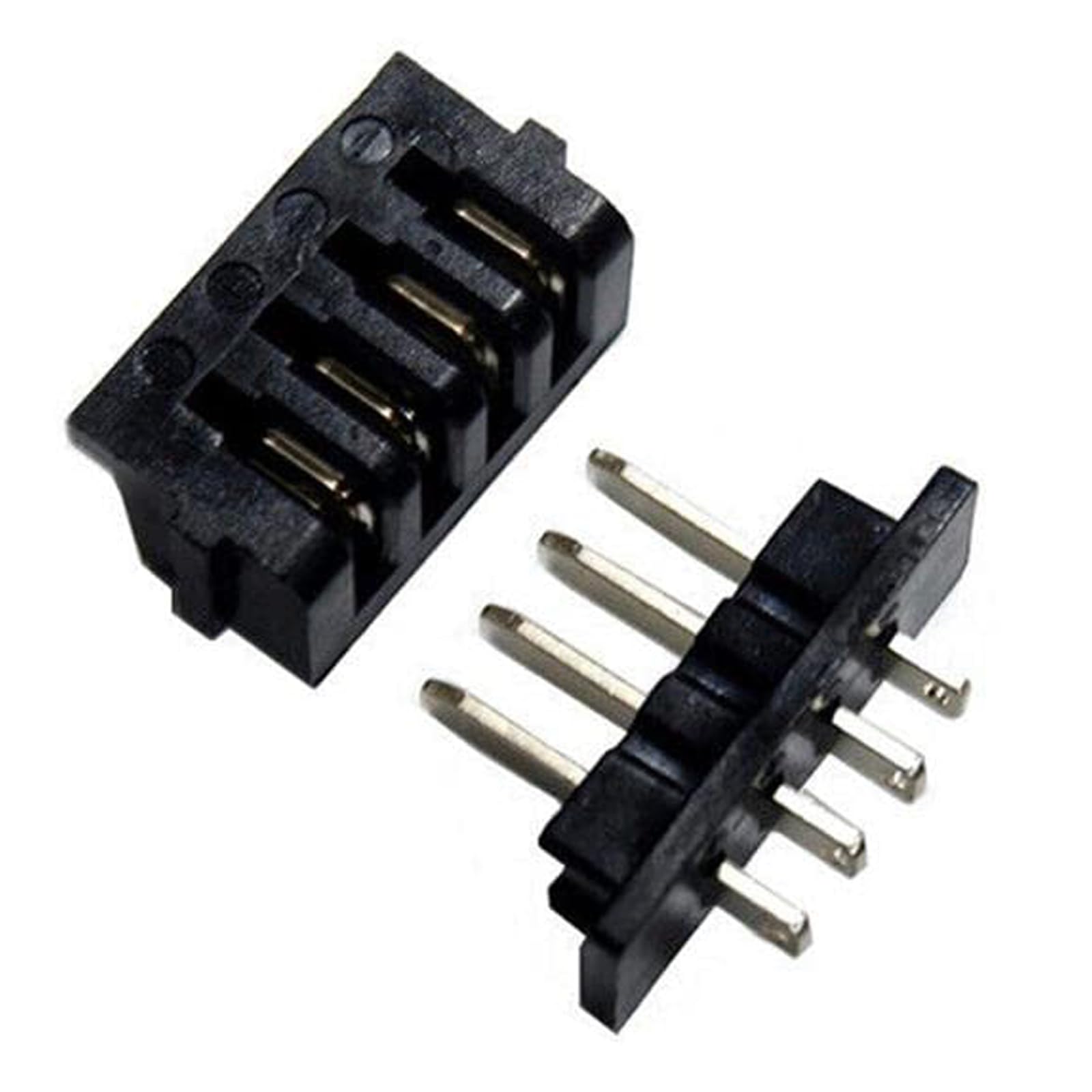 JOYSOG for hailong Battery Connector, ebike hailong Battery Power Discharge Connector Plug 4 Pins 5 Pins Male & Female Discharge Plug, Black, 0 Short