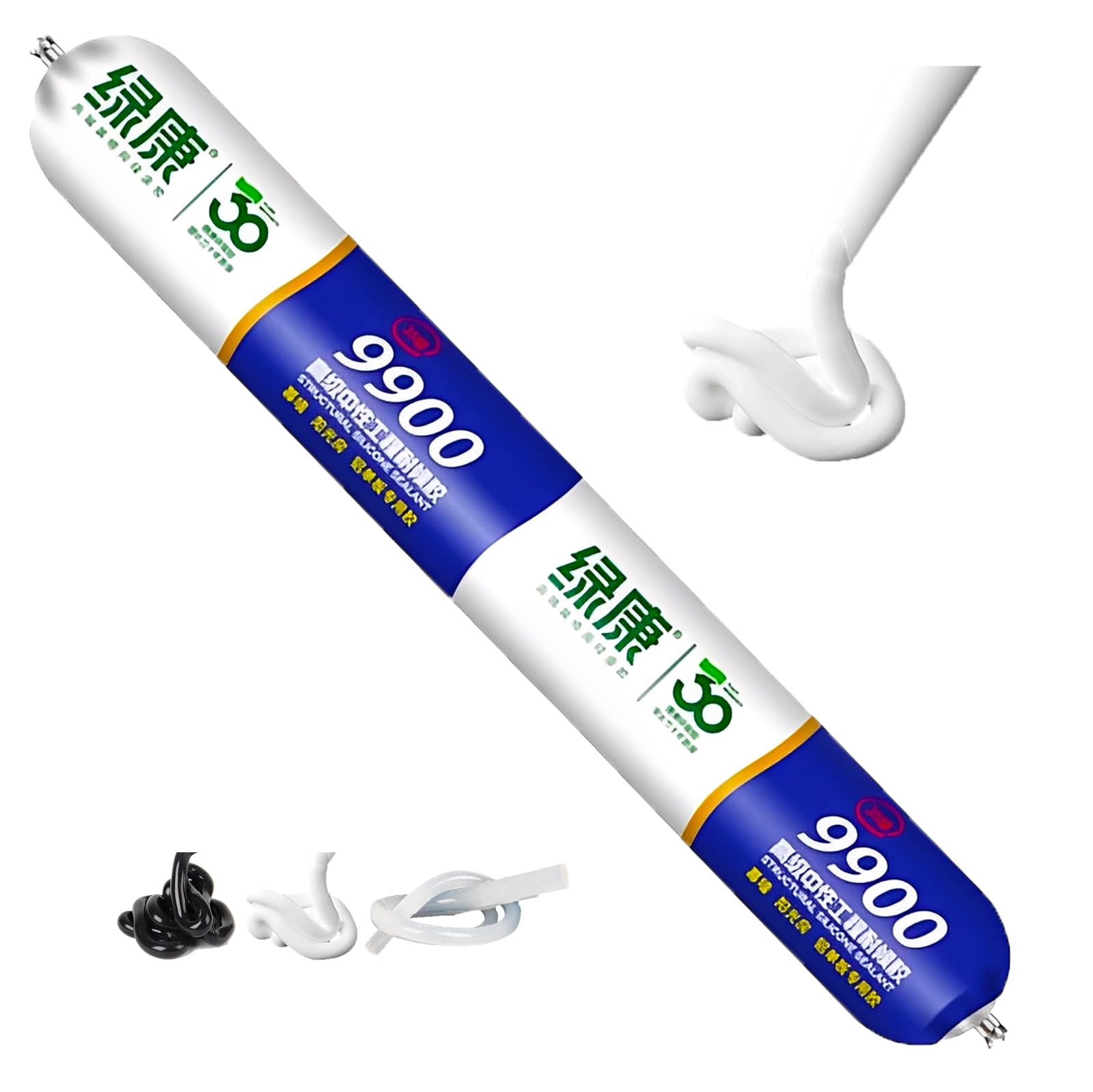 Waterproof Silicone Sealant for Roof, Wall & Window Crack Repair, Heat Resistant Flexible Sealant for Waterproof Sealing, Home Renovation, Exterior Repairs & Maintenance (White)-picture-19