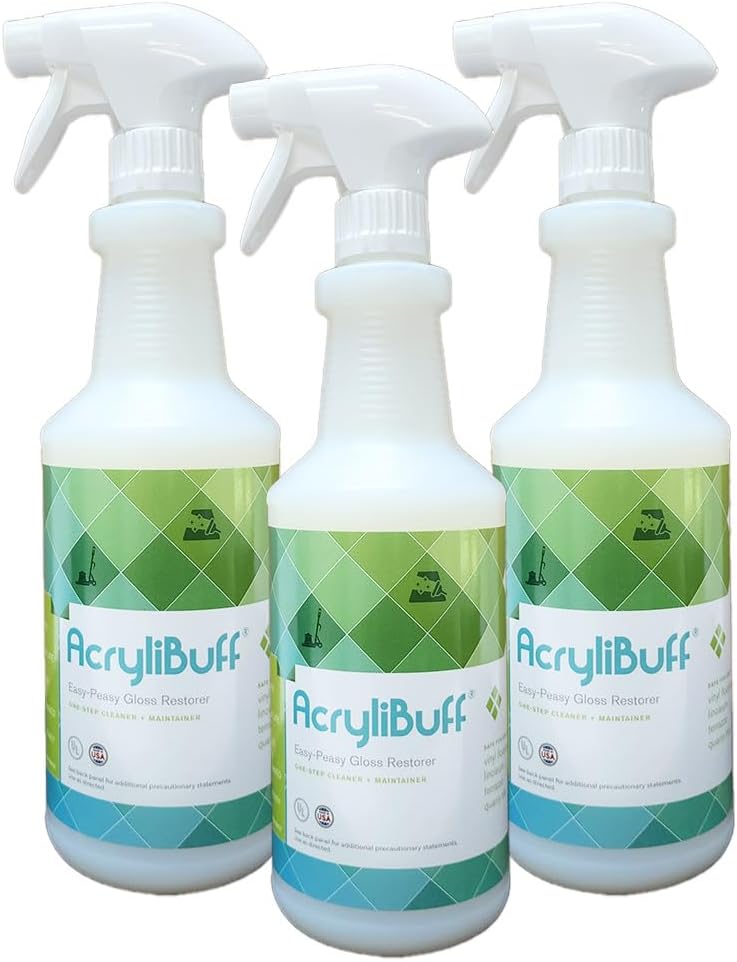 Acrylibuff Spray On Gloss Restorer Spray Buff Quart - Case of 12…