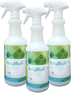 Acrylibuff Spray-On Buff Floor Wax Gloss Restorer, Quart (3-Pack)