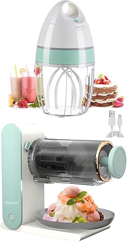 HOT DEAL - Mezclador de pie eléctrico con máquina de hielo afeitado