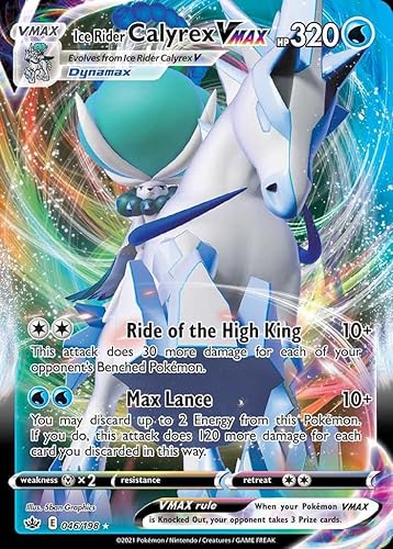 Miniatura 3 de Pokemon Tarjetas: Ice Rider Calyrex VMAX League Battle Deck