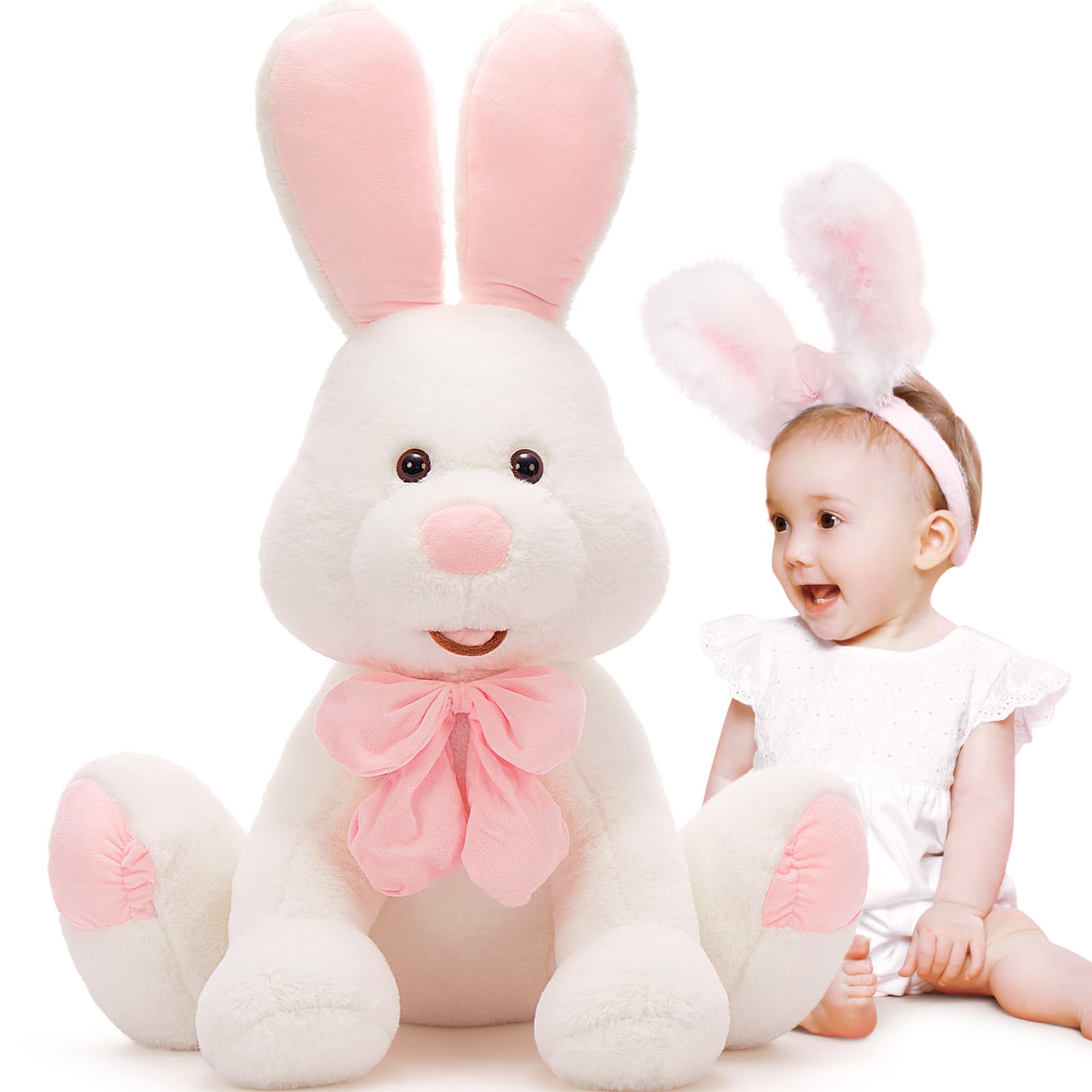 Giant White Rabbit Toy
