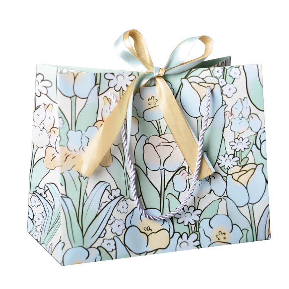 Pack of 3 - Romantic Rose Gift Bag- Medium 25x20x12cm