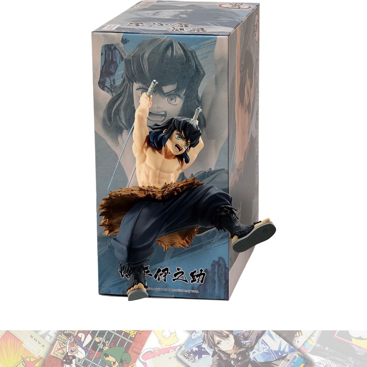 BANDAI SPIRITS Inosuk e Hashibir a: 13cm Vibration Stars Statue Figurine Bundled with 1 A.C.G. Compatible Theme Trading Card (89550)