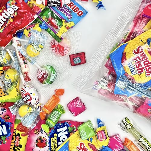 Image of Bulk Candy Variety Pack - 10 lb Candy - Candy Bulk Individually Wrapped Candy- Halloween Candies - Trick Or Treat Candies - Pinata Filler Stuffers - Pinata Candy Stuffers - Candy Party Favors