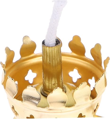 Miniatura 3 de Soporte de luz de aceite ajustable chapado en oro hecho de material resistente accesorio