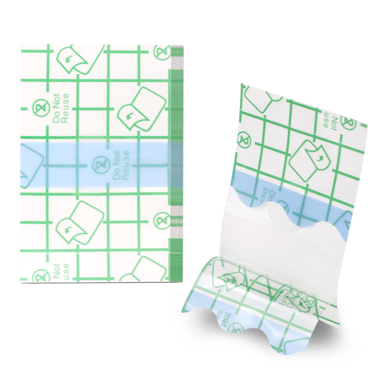 150pcs Waterproof Ear Patches Rectangle Ear Covers Ear Water Protection Ear Stickers Ear Caps Plugs Care Supplies Protectors