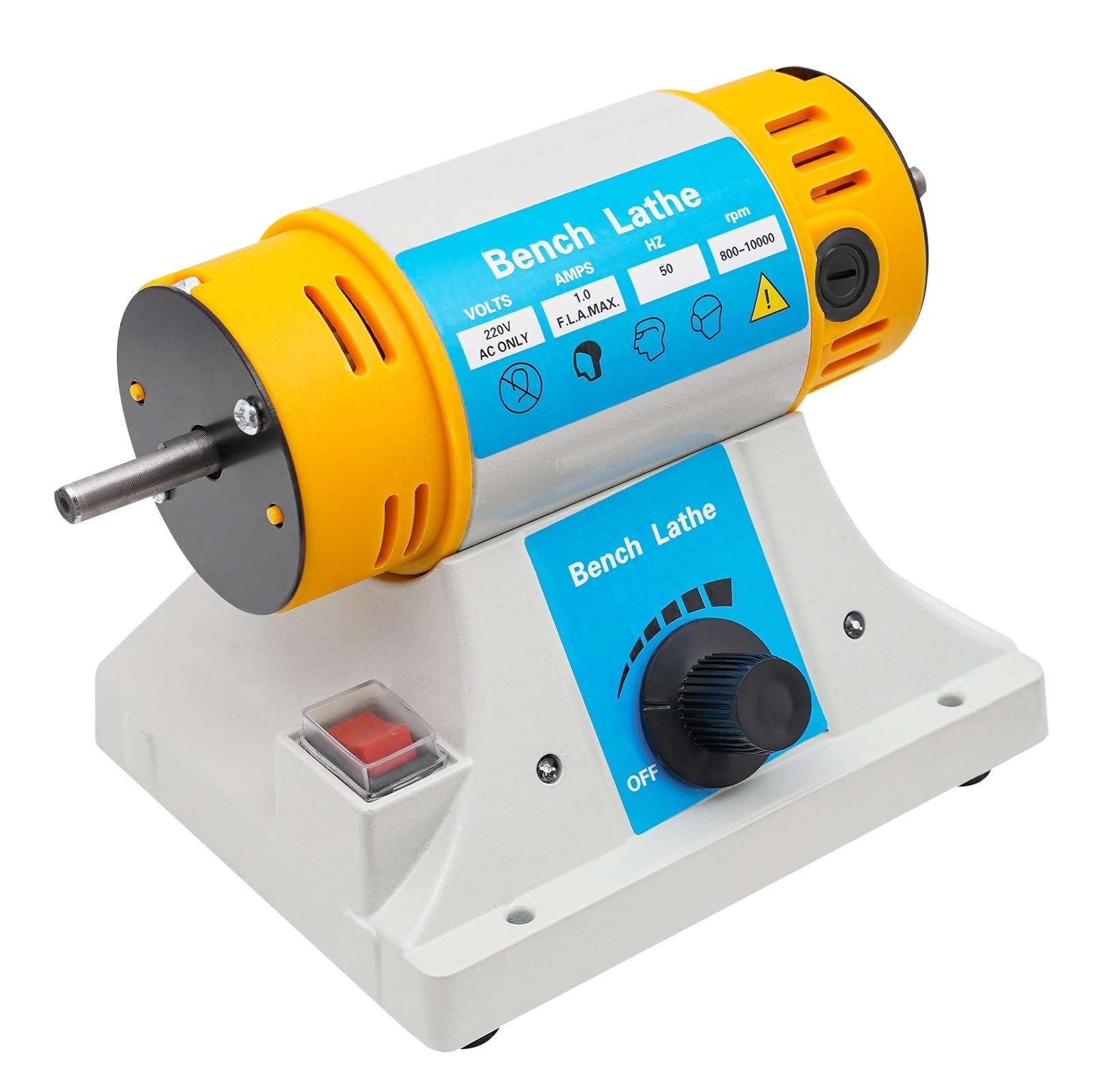 JVDDI 320W Bench Buffer Polishing Machine Multi-Function Benchtop Polisher Grinder Jewelry Polisher For Amber, Metal(Single)