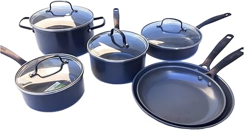 GreenPan New York Pro - Juego de utensilios de cocina antiadherentes de cerámica (11 piezas)